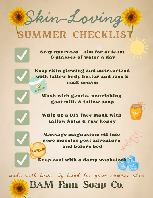 Summer Time Skin Care Tips