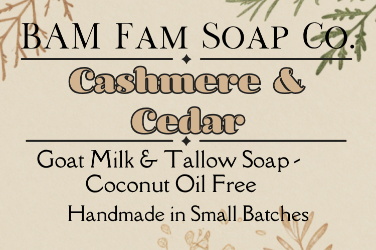 Cashmere & Cedar Goat Milk & Tallow Soap
