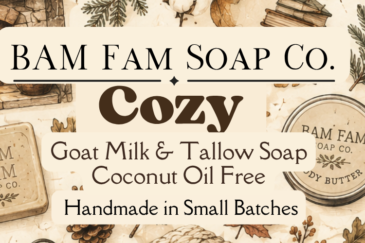 Cozy Goat Milk & Tallow Soap Bar