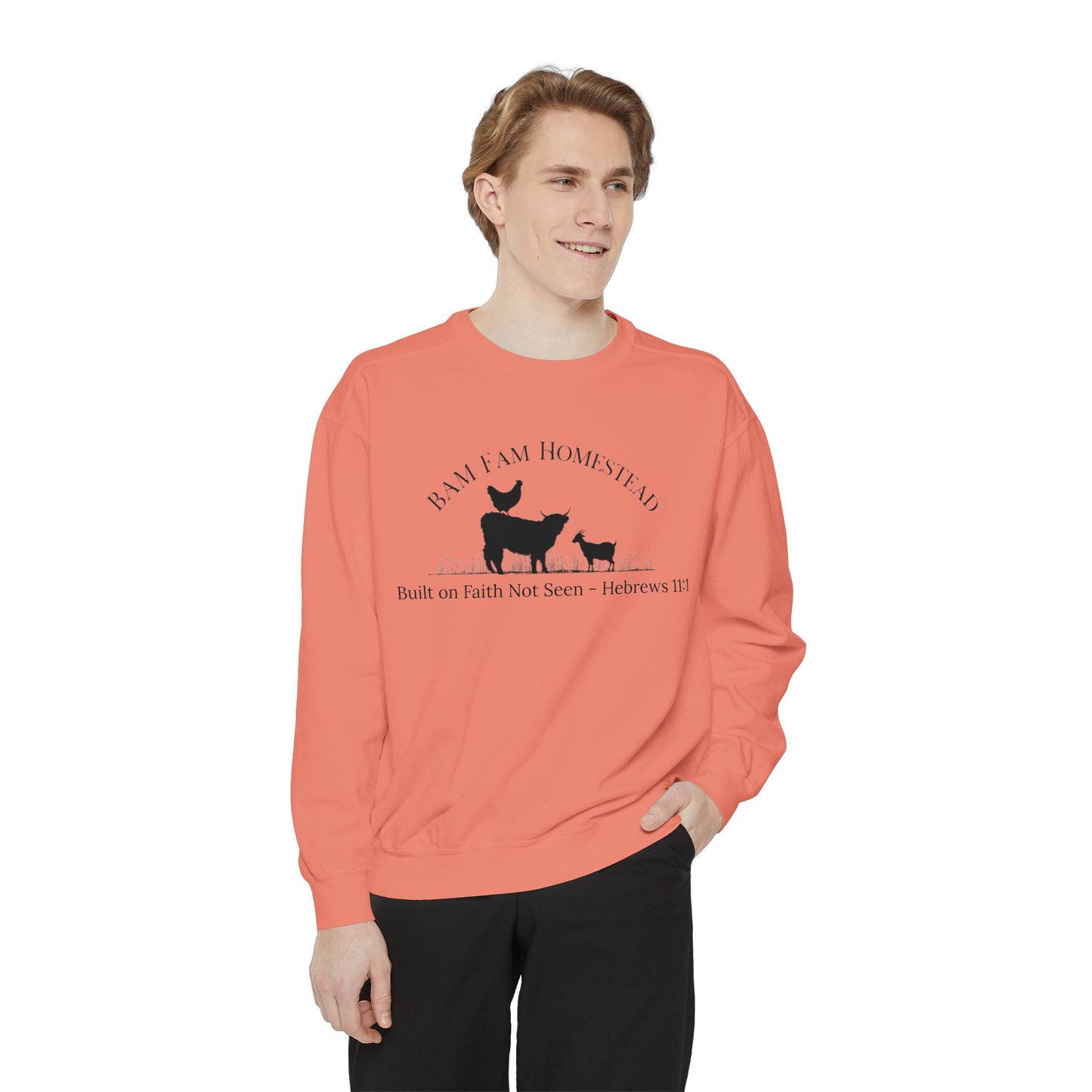 Unisex Garment-Dyed Sweatshirt