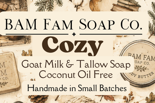 Cozy Goat Milk & Tallow Soap Bar