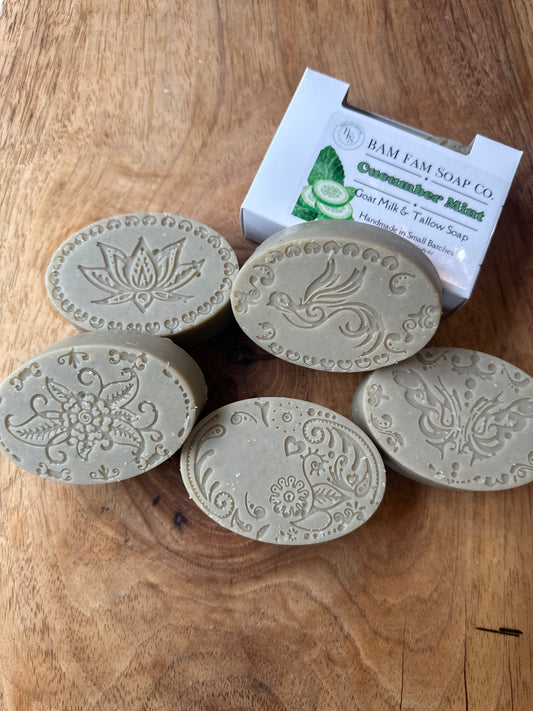 Cucumber Mint Goat Milk Soap