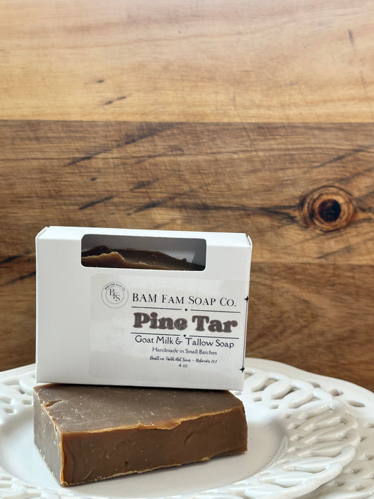 Pine Tar - Goat Milk & Tallow Soap