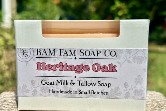 Heritage Oak Goat Milk & Tallow Soap